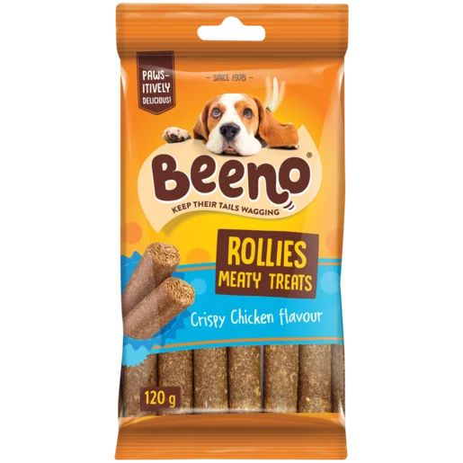 Beeno Rollies Chicken Dog Treats 120g