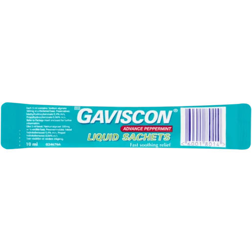 Gaviscon Advance Peppermint Liquid 10ml