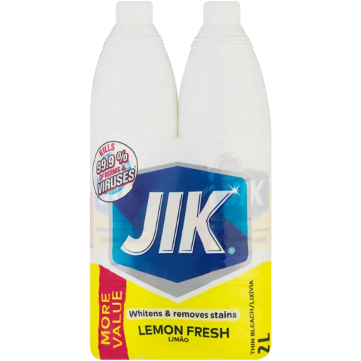 JIK Lemon Fresh Thin Bleach 2 x 1L