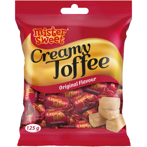 Mister Sweet Original Flavour Creamy Toffee 125g