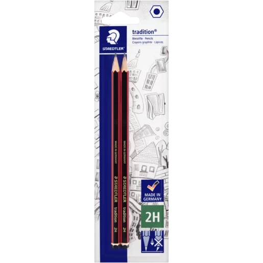 Staedtler Tradition 2H Pencil 2 Pack