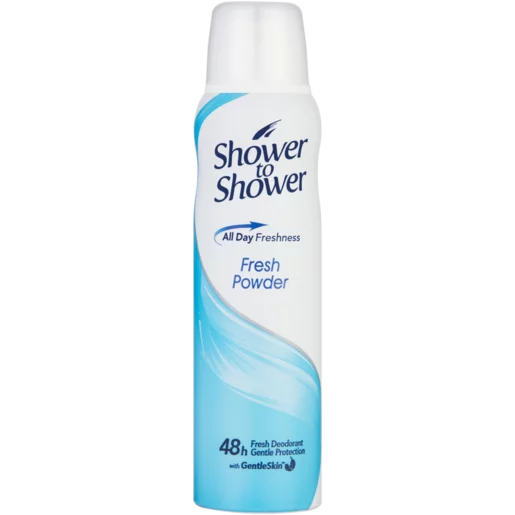 Shower to Shower Fresh Powder Deodorant Body Spray 150ml