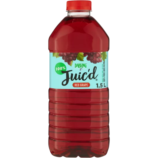 Darling Juic’d Red Grape 100% Fruit Juice Blend 1.5L