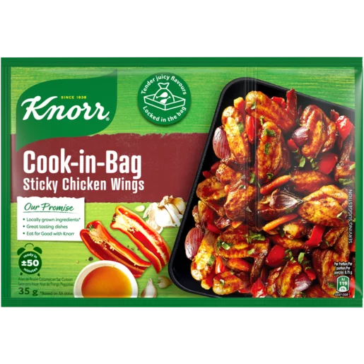 Knorr Sticky Chicken Wings Cook-in-Bag 35g
