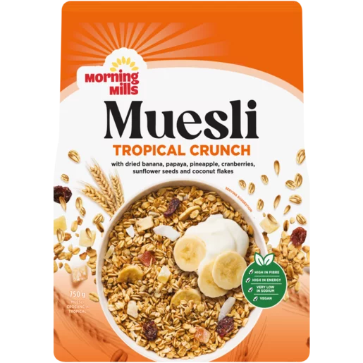 Morning Mills Tropical Crunch Muesli 750g