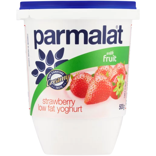Parmalat Strawberry Low Fat Yoghurt with Fruit 500g
