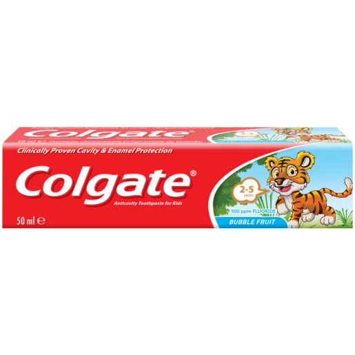 Colgate Bubble Fruit Anticavity Toothpaste for Kids 50ml