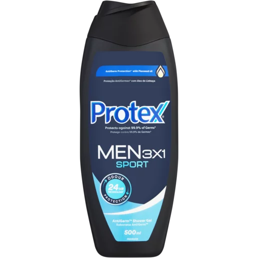 Protex For Men Sport AntiGerm Shower Gel 500ml