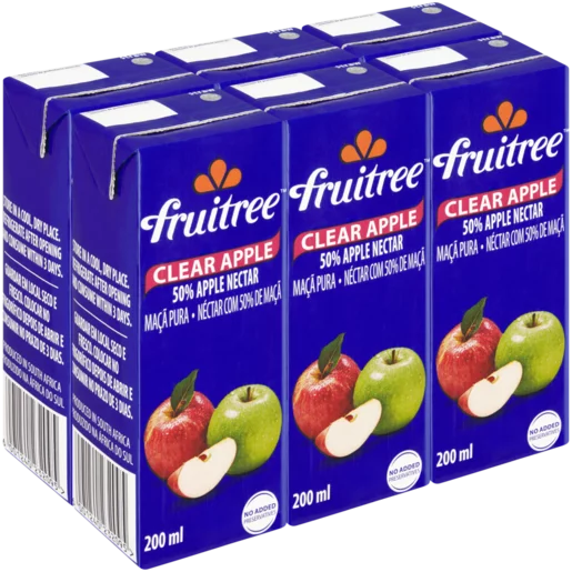 Fruitree 50% Apple Nectar 6 x 200ml
