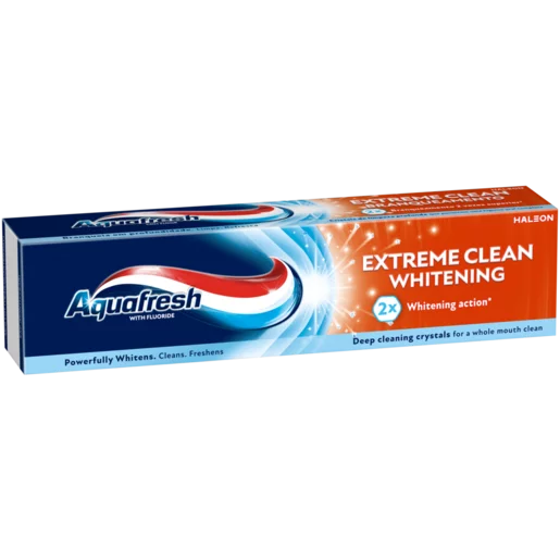 Aquafresh Extreme Clean Whitening Fluoride Toothpaste 75ml
