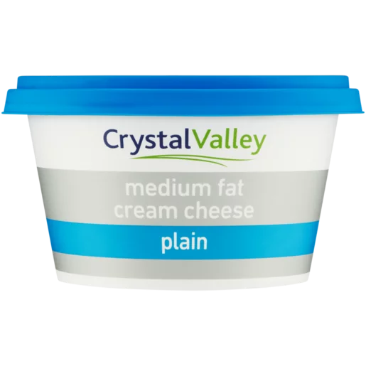 Crystal Valley Plain Medium Fat Cream Cheese 175g
