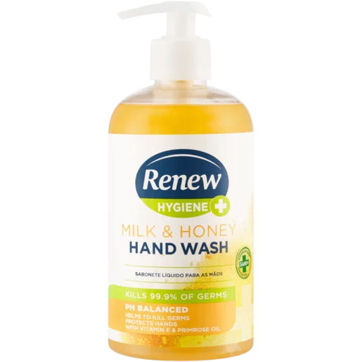 Renew Hygiene+ Milk & Honey Hand Wash 500ml