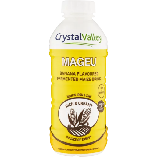 Crystal Valley Mageu Banana Flavoured Cultured Maize 500ml