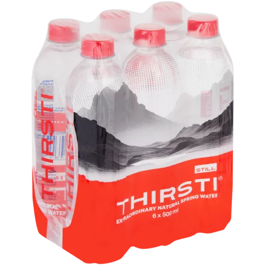 Thirsti Still Natural Spring Water 6 x 500ml