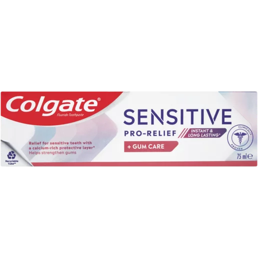 Colgate Sensitive Pro-Relief + Gum Care Fluoride Toothpaste 75ml