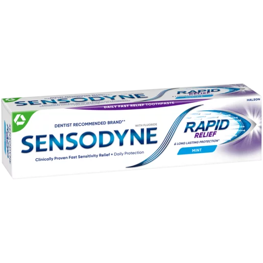Sensodyne Rapid Relief Mint Fluoride Toothpaste 75ml