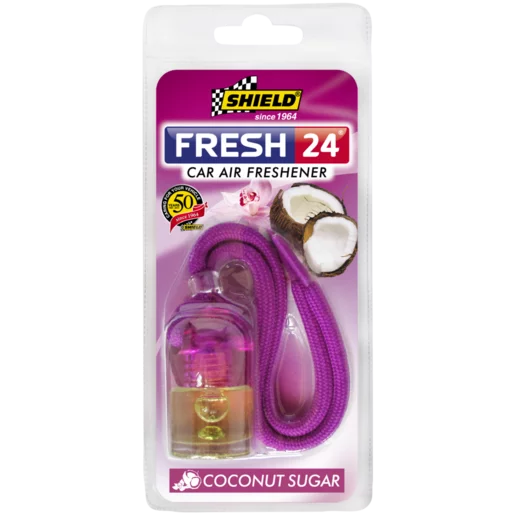 SHIELD Car Care Fresh 24 Coconut Sugar Car Air Freshener 7ml