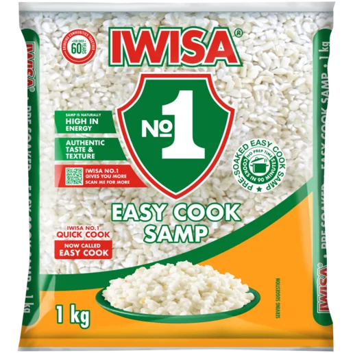 Iwisa No.1 Easy Cook Samp 1kg