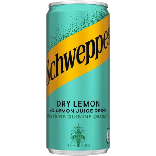 Schweppes 6% Dry Lemon Juice Drink 300ml