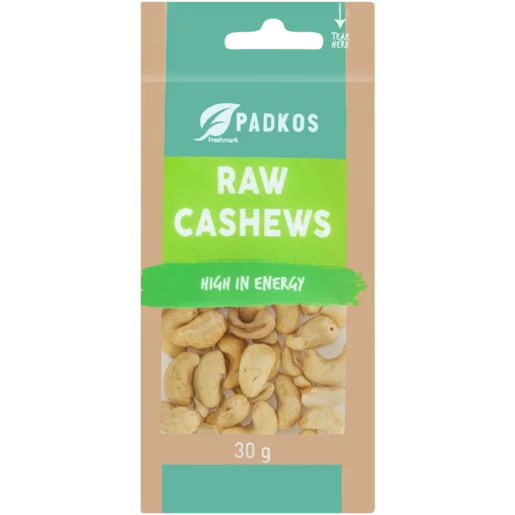 Padkos Raw Cashew Nuts 30g