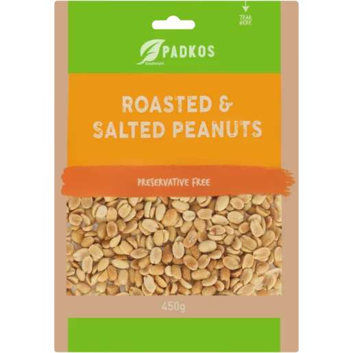 Padkos Roasted & Salted Peanuts 450g