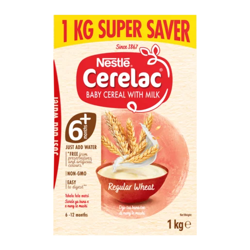 Nestlé Cerelac Regular Wheat Baby Cereal with Milk 1kg