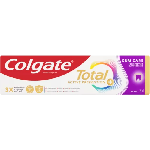 Colgate Total Active Prevention Gum Care Fluoride Toothpaste 75ml