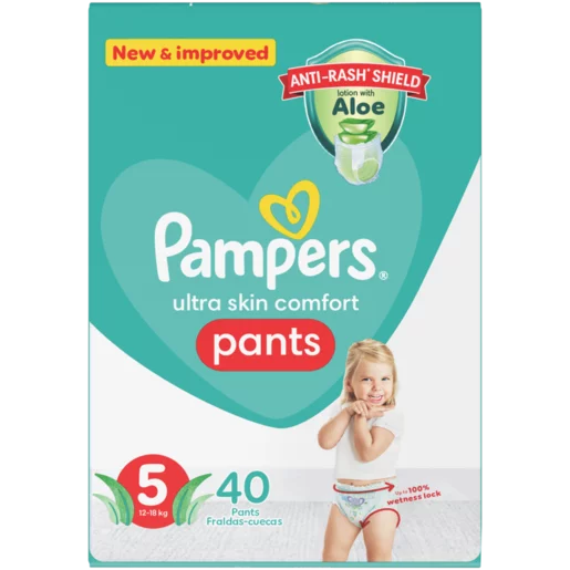 Pampers Pants Active Fit Size 5 12-18kg Diapers 40 Pack