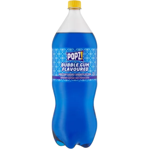 Popz Bubble Gum Flavoured Soft Drink 2L