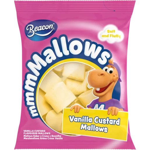 mmmMallows Vanilla Custard Flavoured Mallows 135g