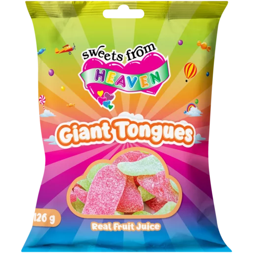 Sweets From Heaven Giant Tongues 126g