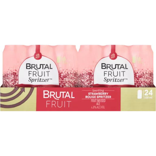 Brutal Fruit Strawberry Rouge Spritzer 24 x 500ml