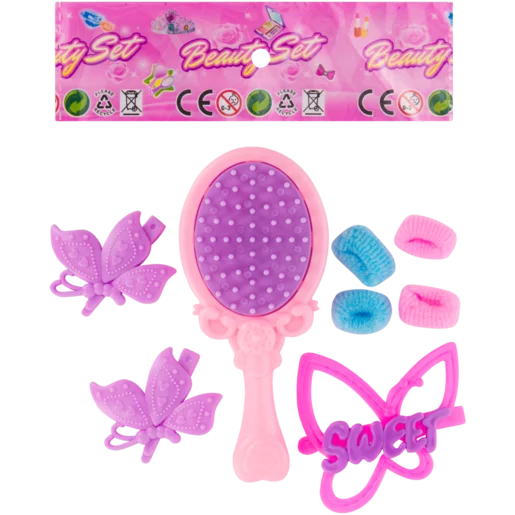 Brush & Clips Beauty Set 8 Piece