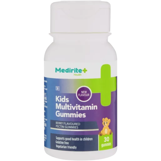 Medirite Berry Flavoured Kids Multivitamin Gummies 30 Pack