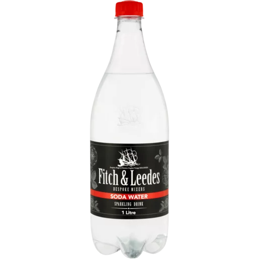 Fitch & Leedes Soda Water Sparkling Drink 1L