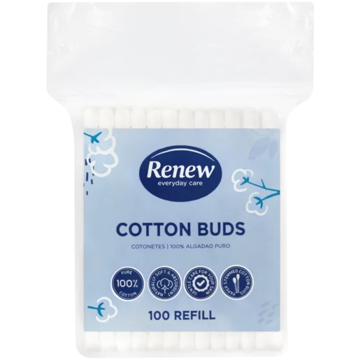 Renew Cotton Buds Refill 100 Pack