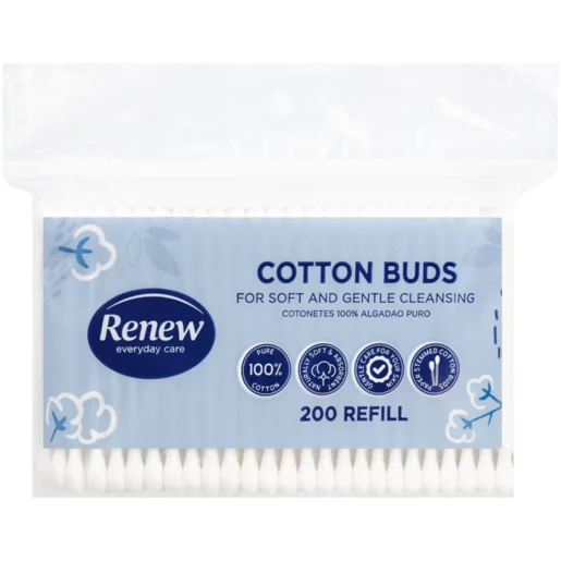 Renew Cotton Buds 200 Pack