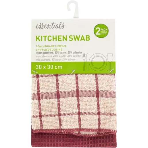 Essentials Kitchen Swab 2 Pack