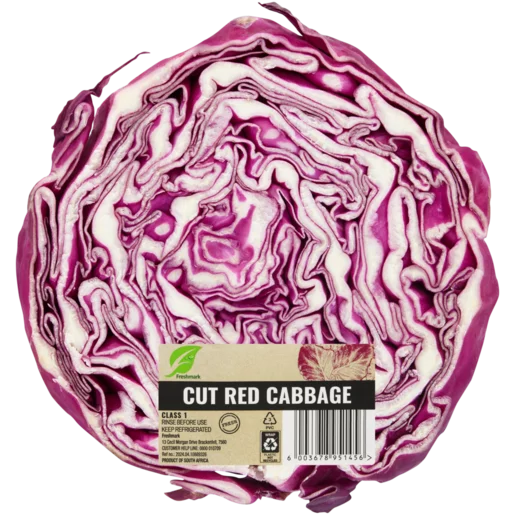 Cut Red Cabbage