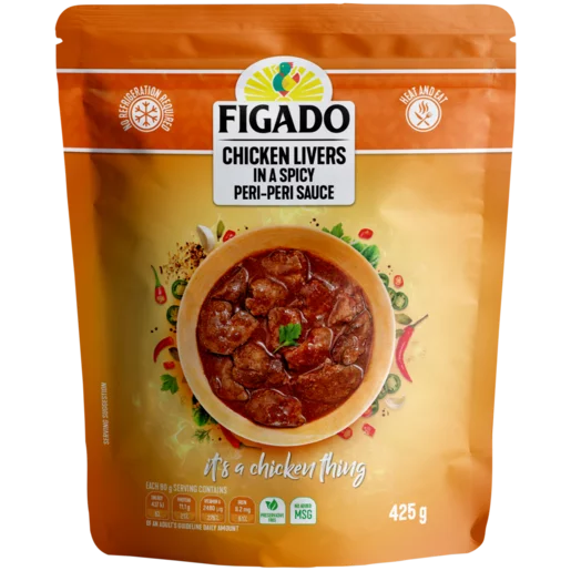 Figado Chicken Livers in a Spicy Peri-Peri Sauce 425g