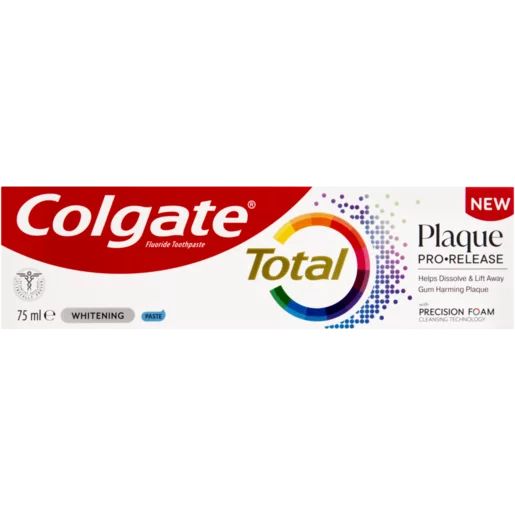 Colgate Total Plaque Pro-Release Fluoride Toothpaste 75ml