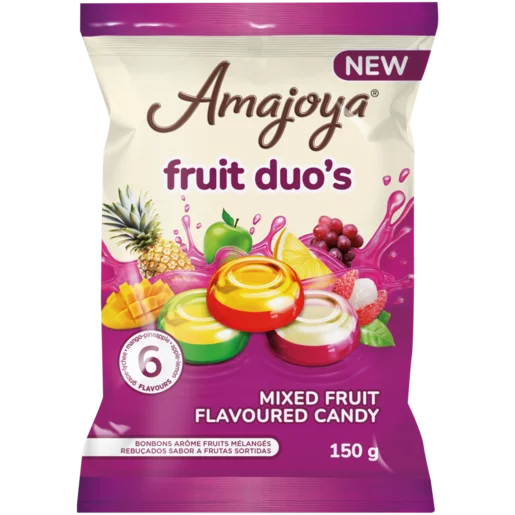 Amajoya Fruit Duo's Mixed Fruit Flavoured Candy 150g