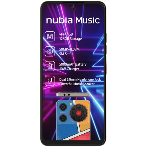 nubia Music POP Art Dual-Sim Cellphone