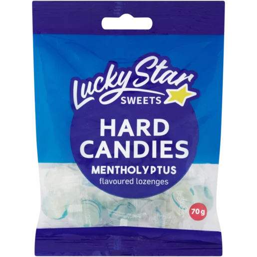 Lucky Star Sweets Mentholyptus Flavoured Hard Candies Lozenges 70g