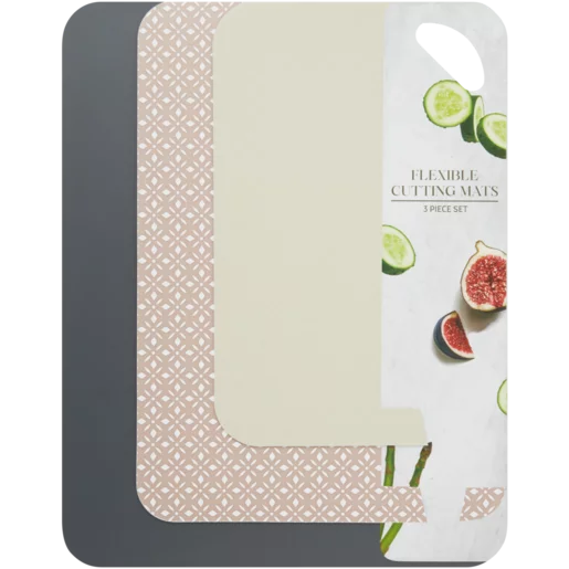 Assorted Flexible Cutting Mats 3 Piece (Colour May Vary)