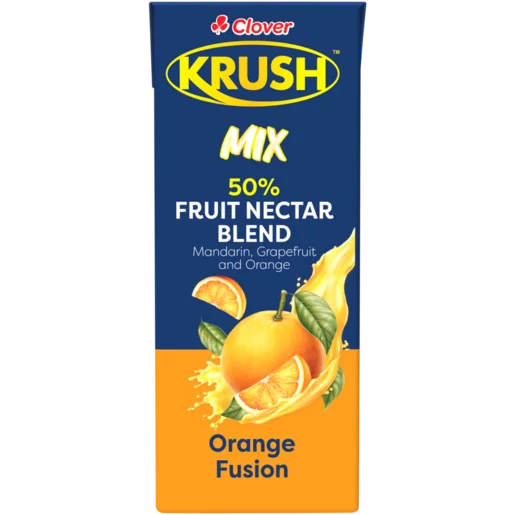 Krush Orange Fusion Mix 50% Fruit Nectar Blend 200ml