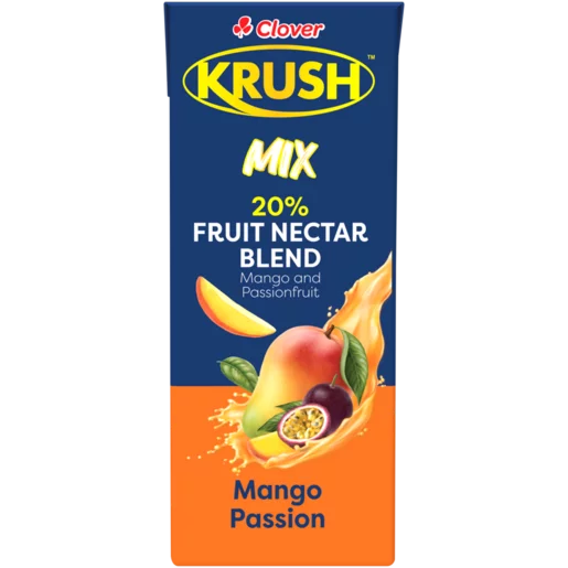 Krush Mango Passion Mix 20% Fruit Nectar Blend 200ml