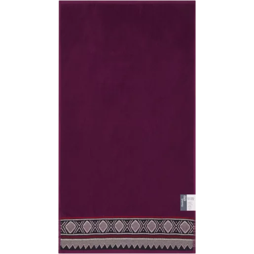 Essentials Africa Magenta Bath Towel 700mm x 1300mm