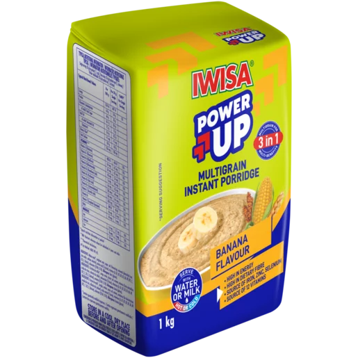 Iwisa No.1 Power Up Banana Flavour Multigrain Instant Porridge 1kg