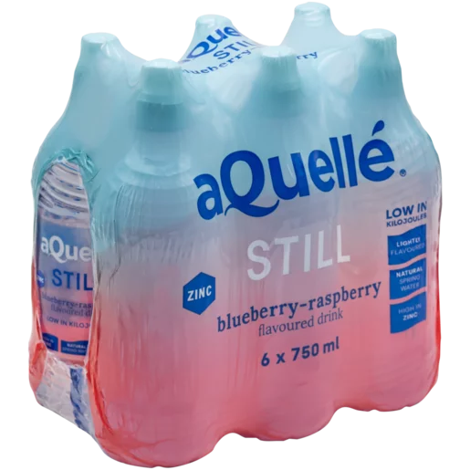 aQuellé Blueberry-Raspberry Flavoured Still Drink 6 x 750ml